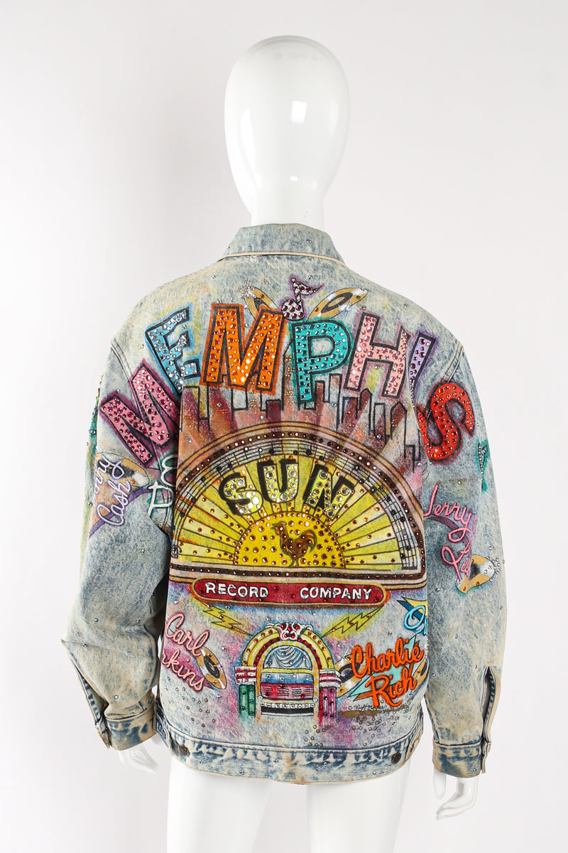 Vintage Tony Alamo Memphis Sun Records Jacket on mannequin back at Recess Los Angeles