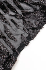 ∫Vintage Alan Austin Sheer Velvet Tinsel Burnout Blouse fabric at Recess Los Angeles