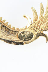 Vintage Alexis Kirk Auspicious Dragon & Fish Collar Necklace signature cartouche At Recess LA