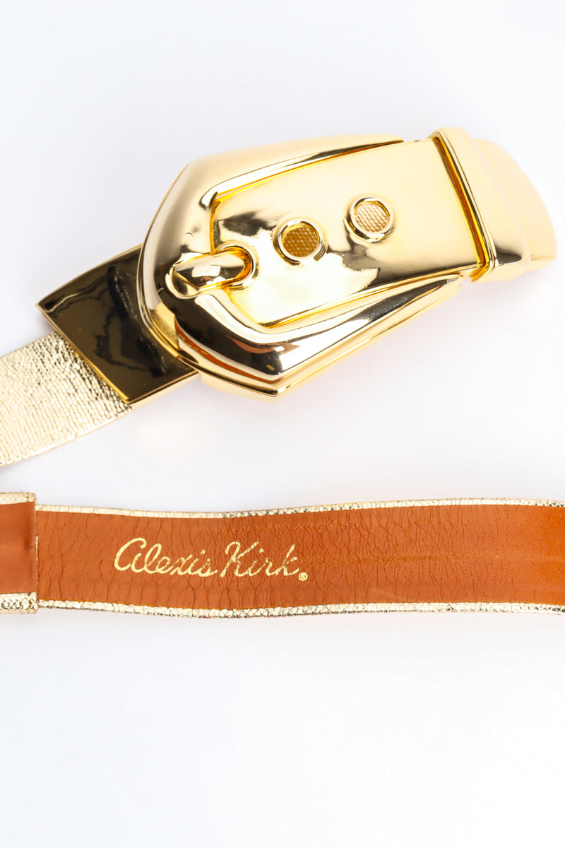 Vintage Alexis Kirk Lion King Lizard Buckle Belt – Recess