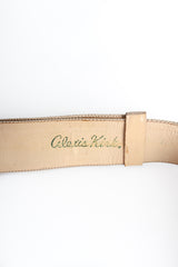 Vintage Alexis Kirk Lion King Lizard Buckle Belt signature at Recess Los Angeles