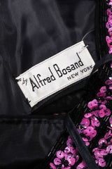 Recess Los Angeles Vintage Alfred Bosand Empire Waist Velvet Burnout Tinsel Gown