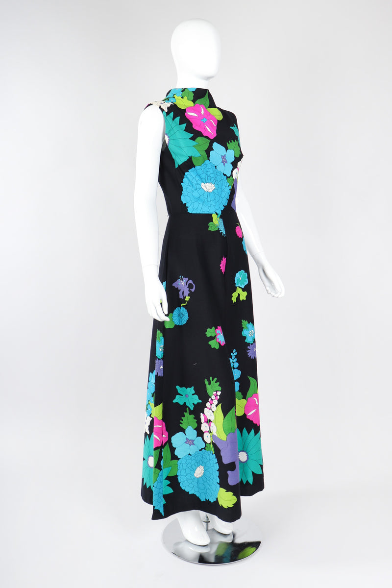Recess Los Angeles Vintage Alice Polynesian Mod Hot Floral Jumpsuit