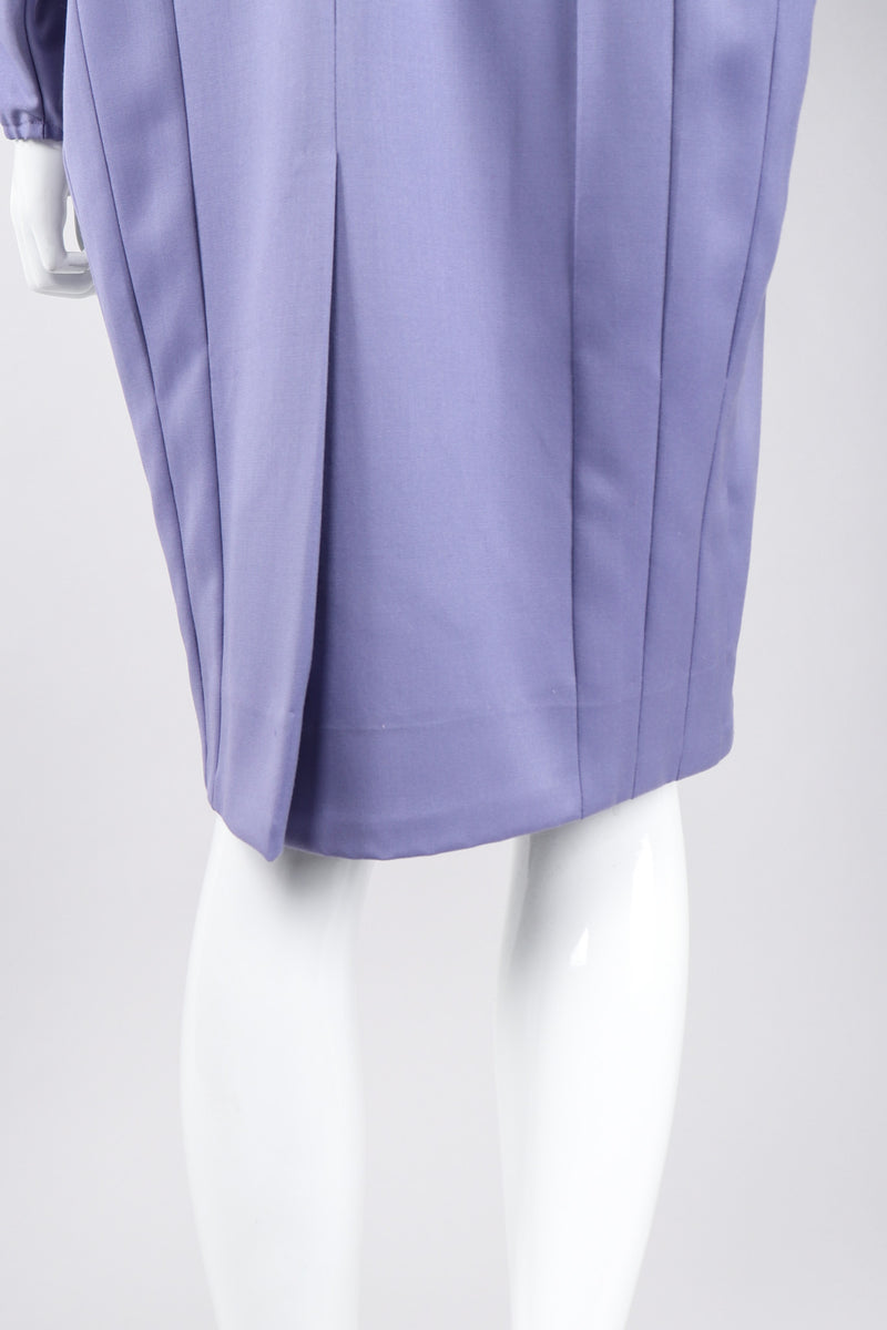 Cocoon Singer Vintage Alek Singer Tapered Silk Cocoon Shift Dress – Recess