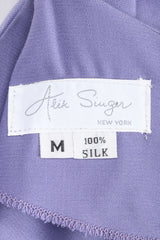 Recess Los Angeles Vintage Alek Singer Tapered Silk Cocoon Shift Dress