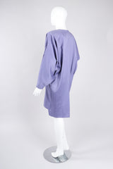 Recess Los Angeles Vintage Alek Singer Tapered Silk Cocoon Shift Dress