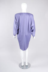 Recess Los Angeles Vintage Alek Singer Tapered Silk Cocoon Shift Dress