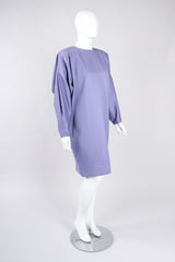 Recess Los Angeles Vintage Alek Singer Tapered Silk Cocoon Shift Dress