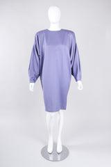 Recess Los Angeles Vintage Alek Singer Tapered Silk Cocoon Shift Dress