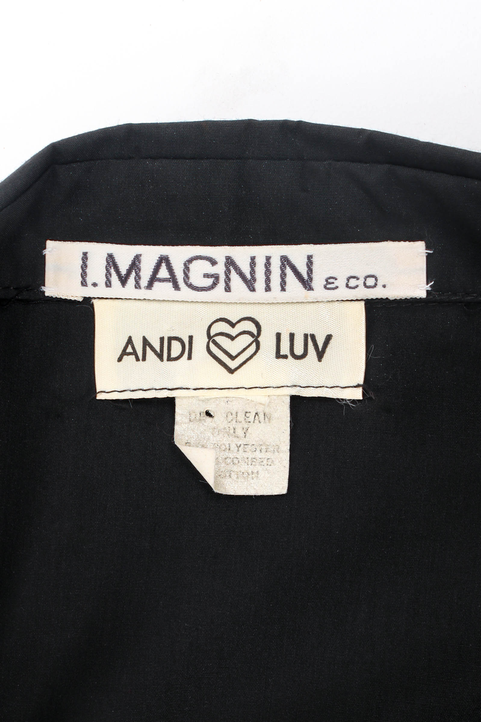 Vintage Andi Luv Jeweled Victorian Art Print Shirt brand/care label @ Recess LA