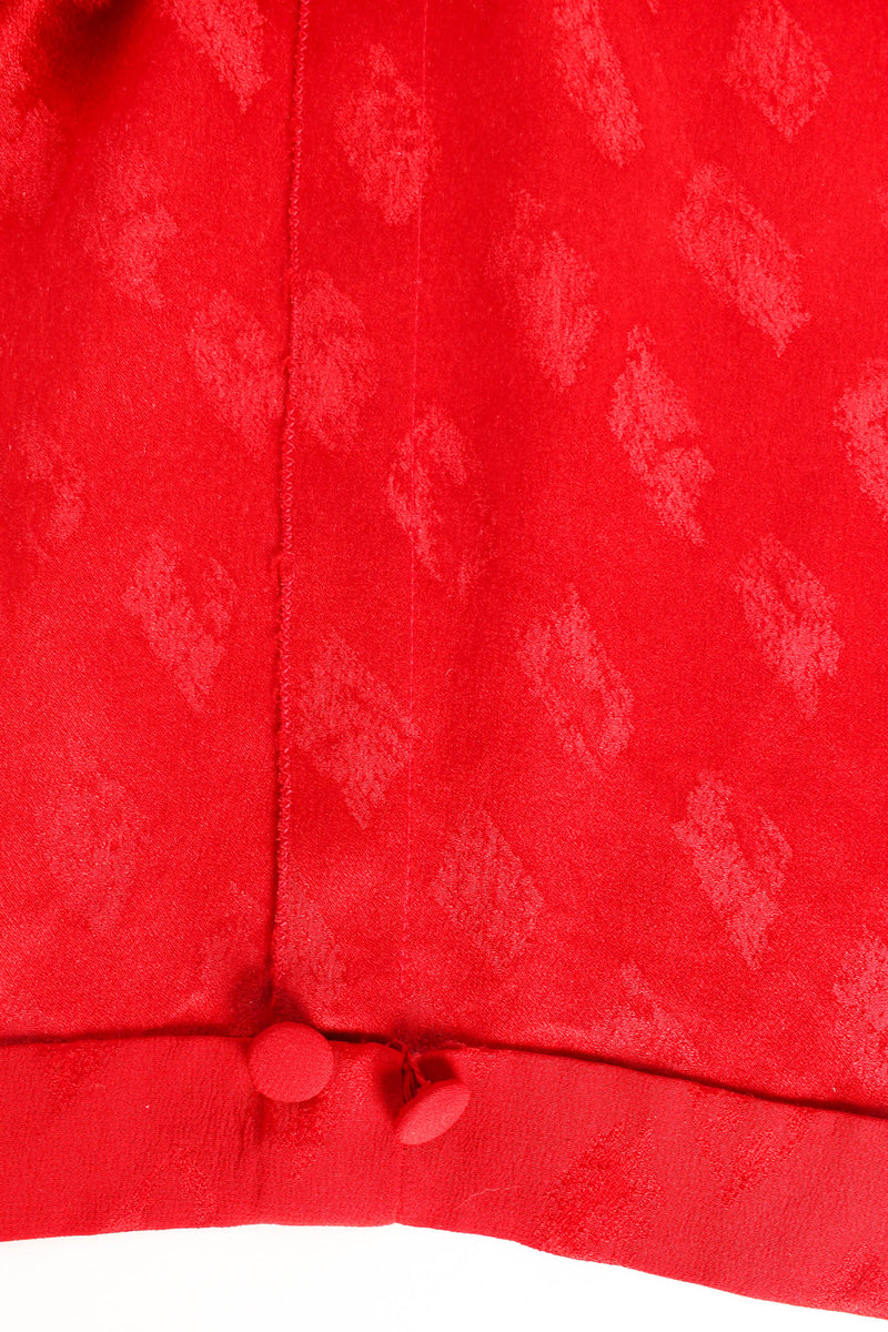 Vintage Andrea Odicini Silk Stripe Dye Tunic Dress hem spare buttons @ Recess Los Angeles