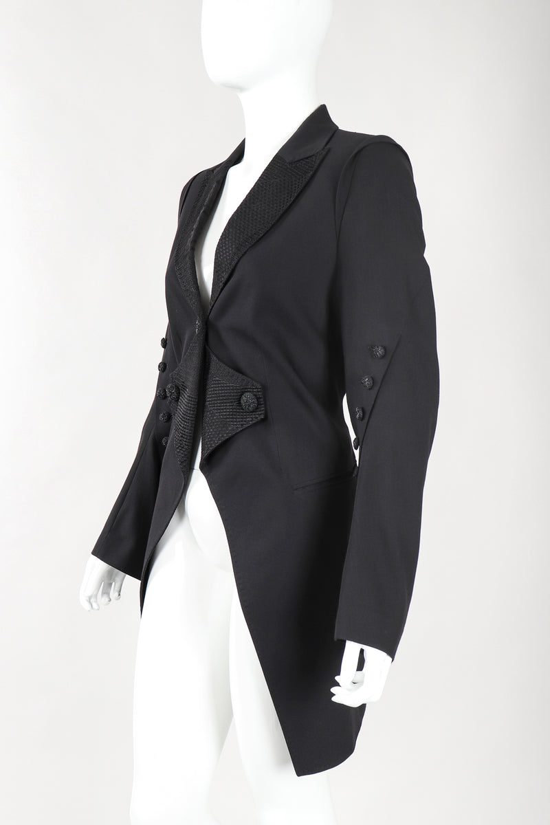 Tuxedo Black Cutaway Morning Coat Daytime Formalwear Outfit Package Set