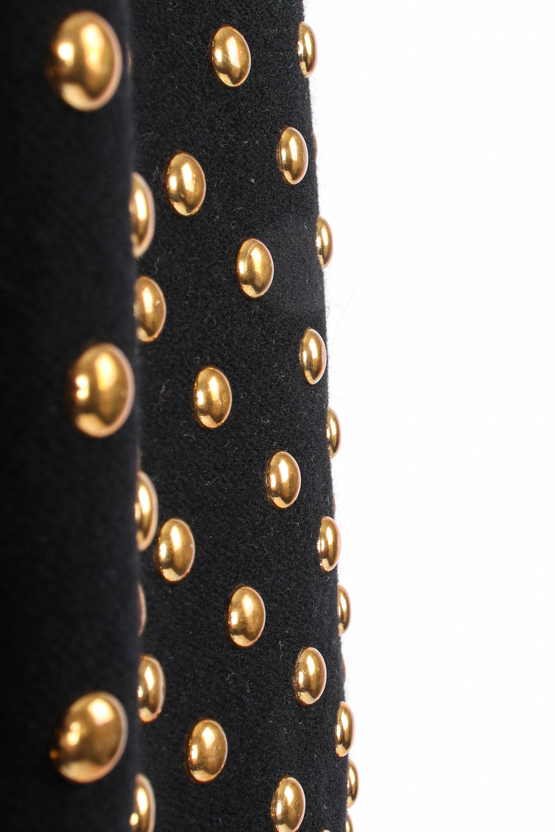 Vintage Anne Klein Studded Dolman Tie Jacket stud detail at Recess Los Angeles