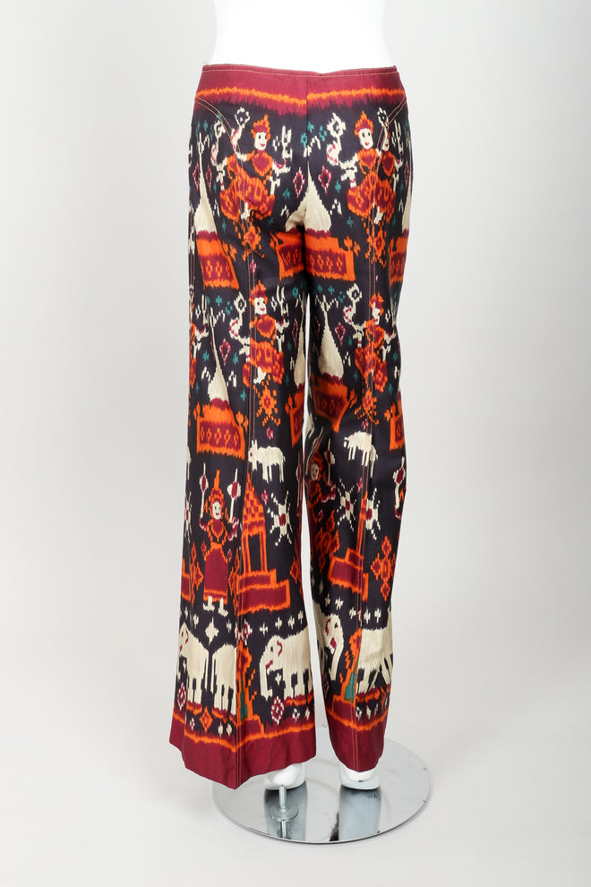Vintage Anne Klein Boxy Tunic Pant Set Back Pant at Recess