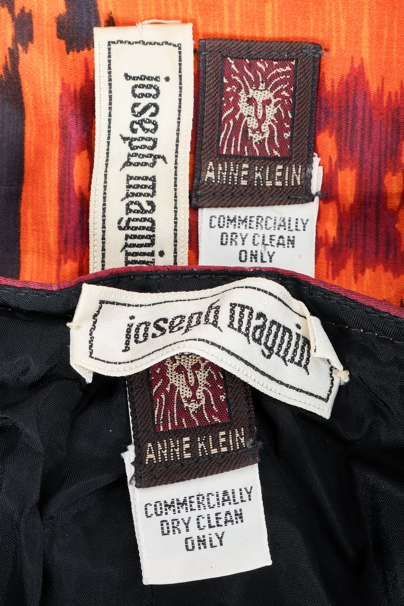 Vintage Anne Klein Boxy Tunic Pant Set Labels at Recess