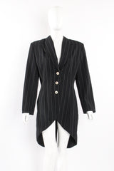 Vintage Antony Moorcroft Pinstripe Morning Coat on Mannequin front at Recess Los Angeles