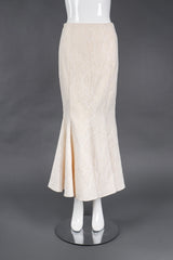 Recess Los Angeles Vintage Apropos Romantic Lace Damask Bridal Wedding Jacket & Mermaid Skirt Set