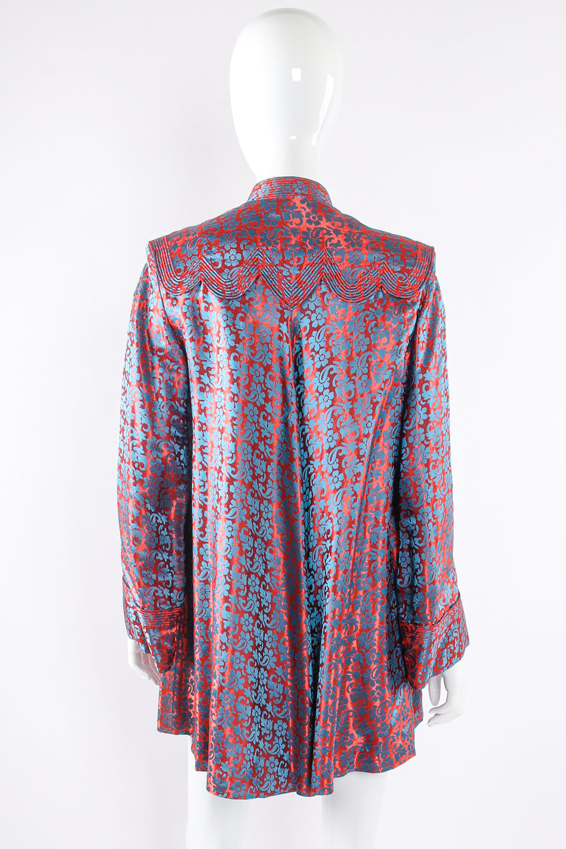 Vintage Floral Jacquard Swing Jacket – Recess