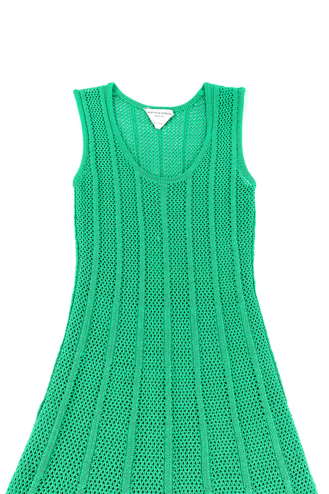 Mesh dress by Bottega Veneta flat lay @recessla