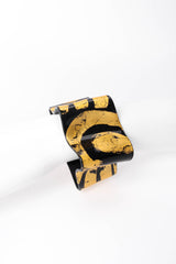 Vintage Bill Schiffer Abstract Hand-Painted Cuff Bracelet on mannequin at Recess Los Angeles