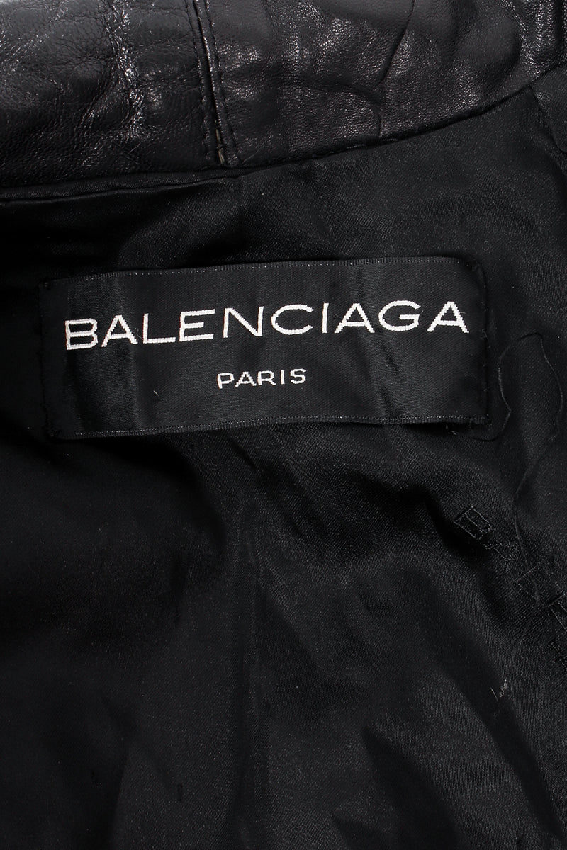 Balenciaga denimstyle Leather Jacket  Farfetch