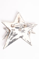 Vintage 925 Sterling Star Earrings & Brooch Set backside at Recess Los Angeles