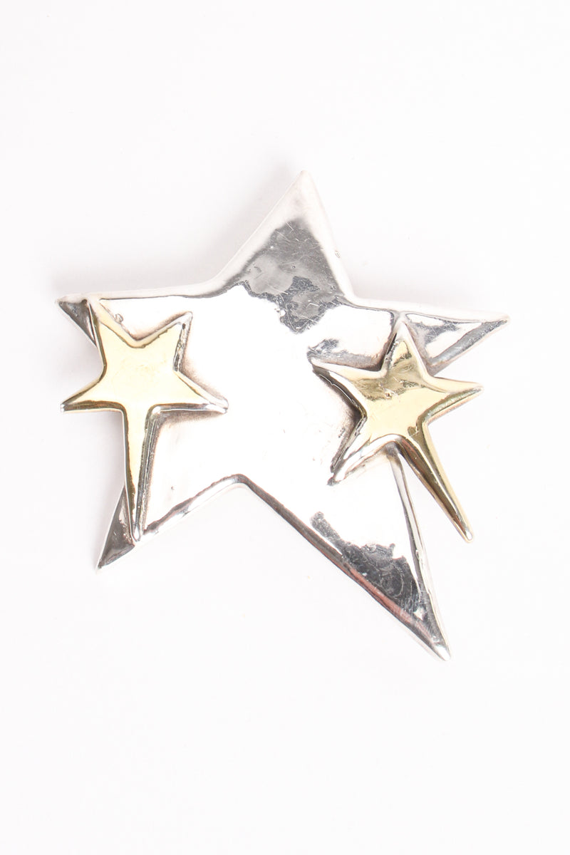 Vintage 925 Sterling Star Earrings & Brooch Set at Recess Los Angeles