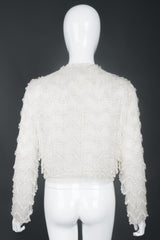 Vintage Teardrop Crystal Bead Fringe Jacket