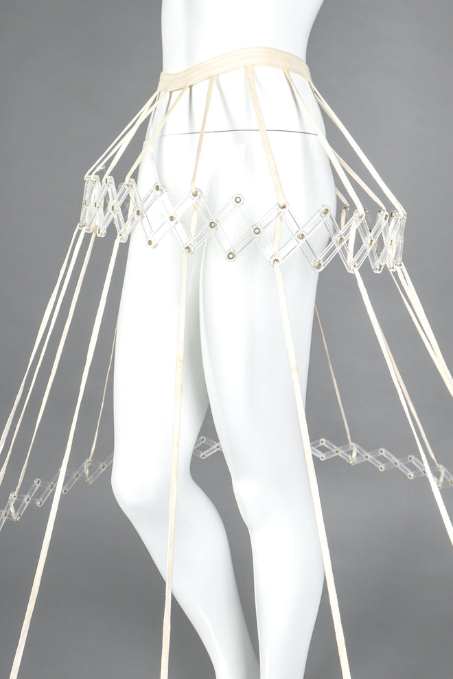 Recess Designer Consignment Vintage Belle O'The Ball Hoop Collapsible Crinoline Skirt Frame 1940s 1950s Mary Clayton Atlanta Georgia Wedding Bridal Petticoat