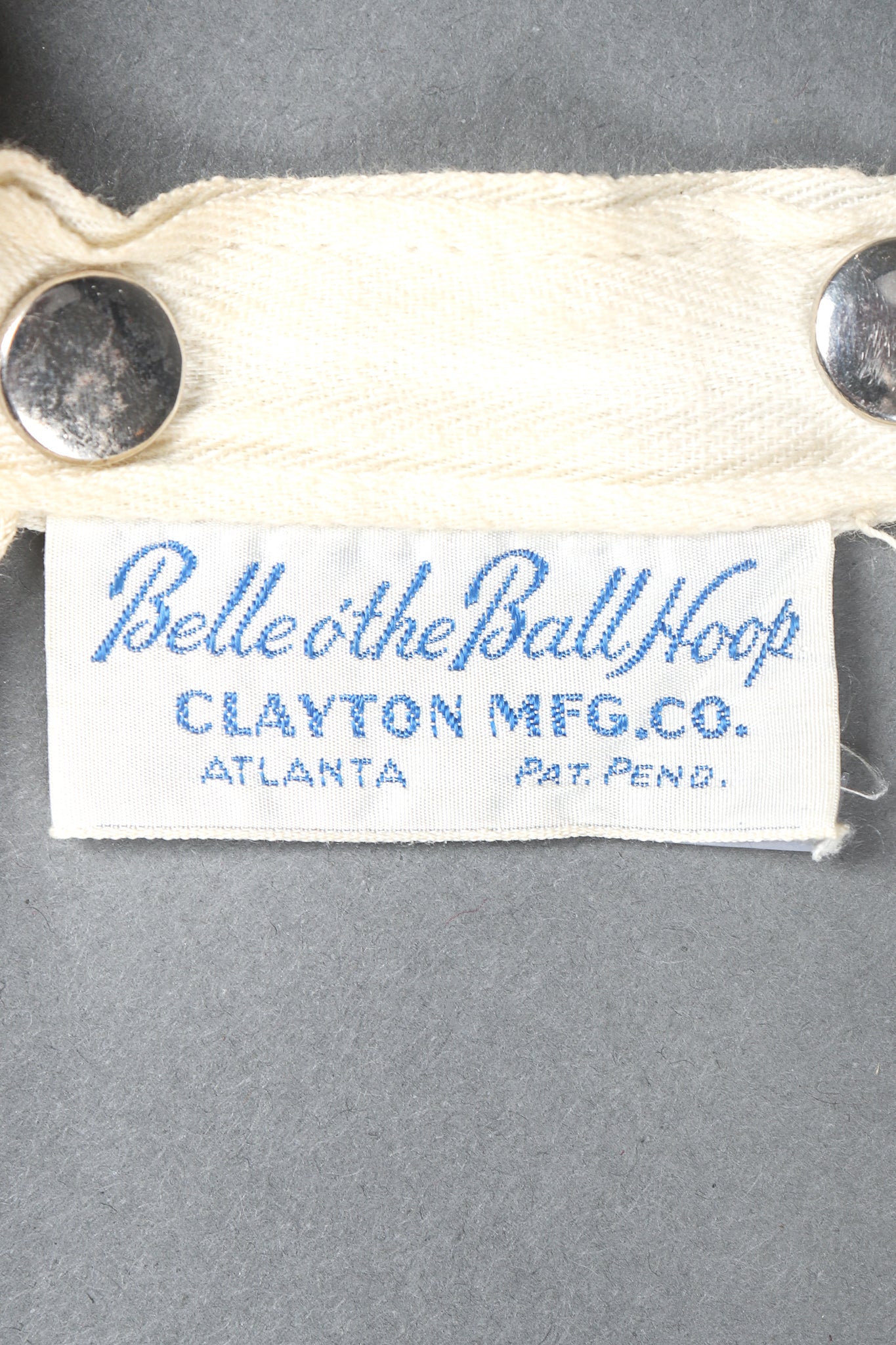 Recess Designer Consignment Vintage Belle O'The Ball Hoop Collapsible Crinoline Skirt Frame 1940s 1950s Mary Clayton Atlanta Georgia Wedding Bridal Petticoat