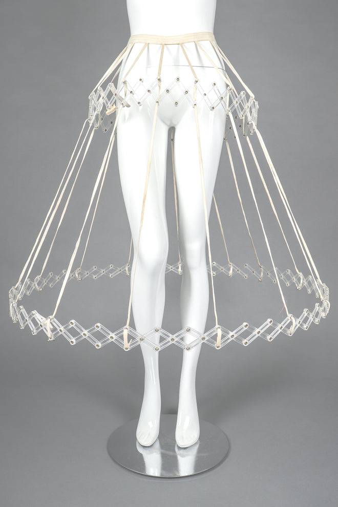 Recess Designer Consignment Vintage Belle O'The Ball Hoop Collapsible Crinoline Skirt Frame 1940s 1950s Mary Clayton Atlanta Georgia Wedding Bridal Petticoat