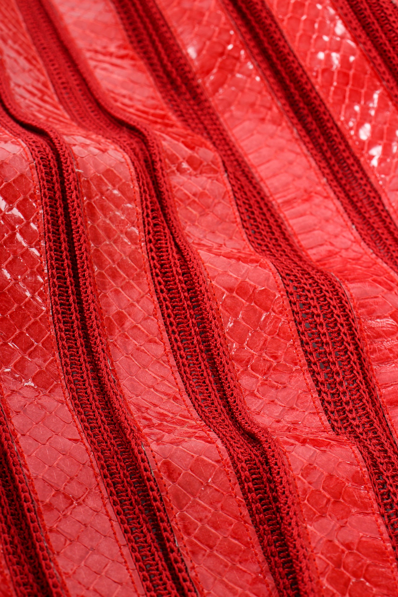 Vintage Beltrami Striped Snake Bolero Jacket fabric at Recess Los Angeles