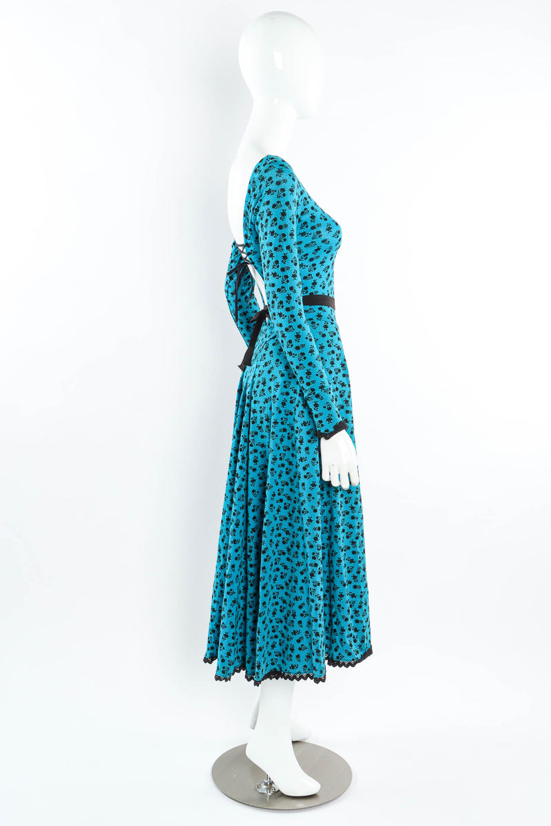 Vintage Betsey Johnson Floral Lace Up Dress Recess Vintage Betsey Johnson Floral Lace Up Dress Recess