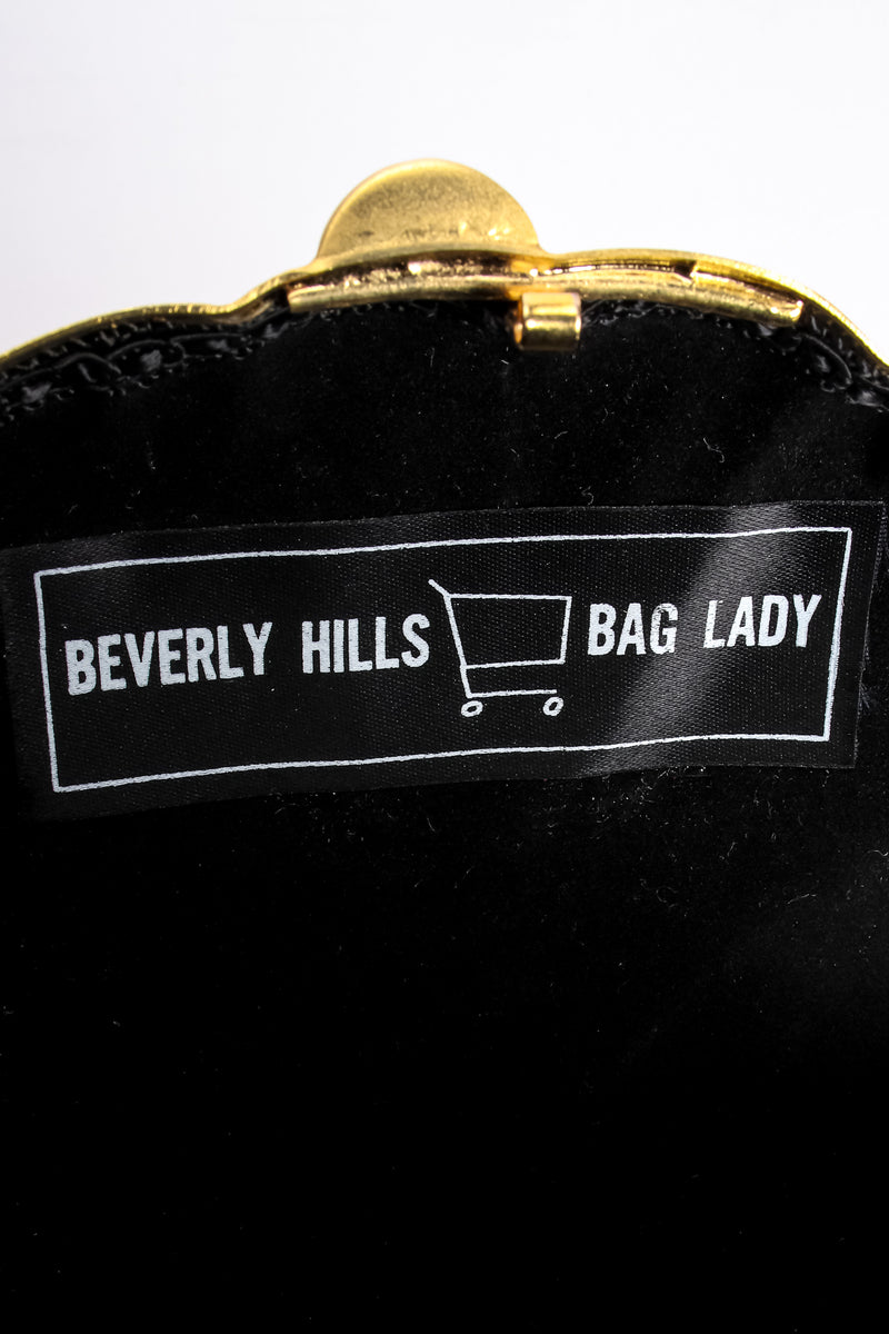 Vintage Beverly Hills Bag Lady Golden Lion Metal Clutch Bag – Recess