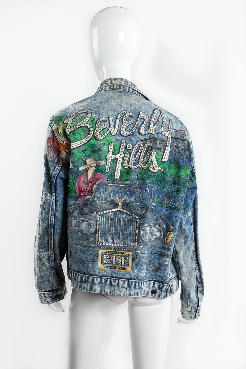 Vintage Embellished Beverly Hills Jean Jacket back at Recess Los Angeles