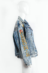 Vintage Embellished Beverly Hills Jean Jacket side at Recess Los Angeles