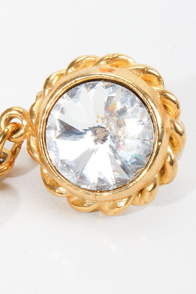 Vintage Bijoux Designs Gold Anchor Earrings at Recess LA