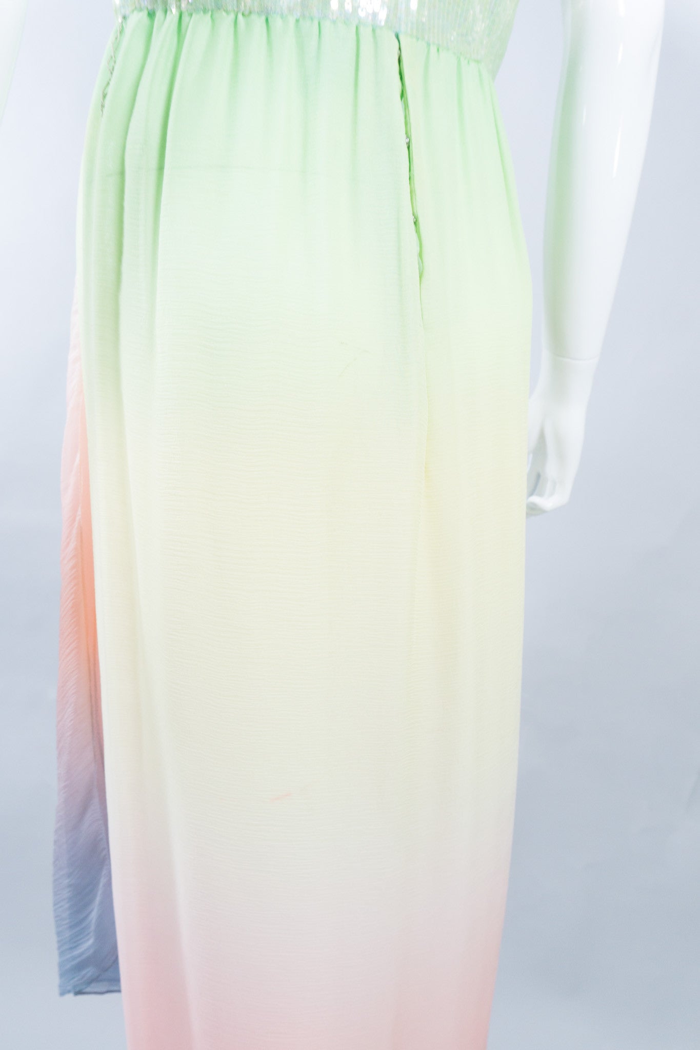 Bill Blass Rainbow Sherbet Dress