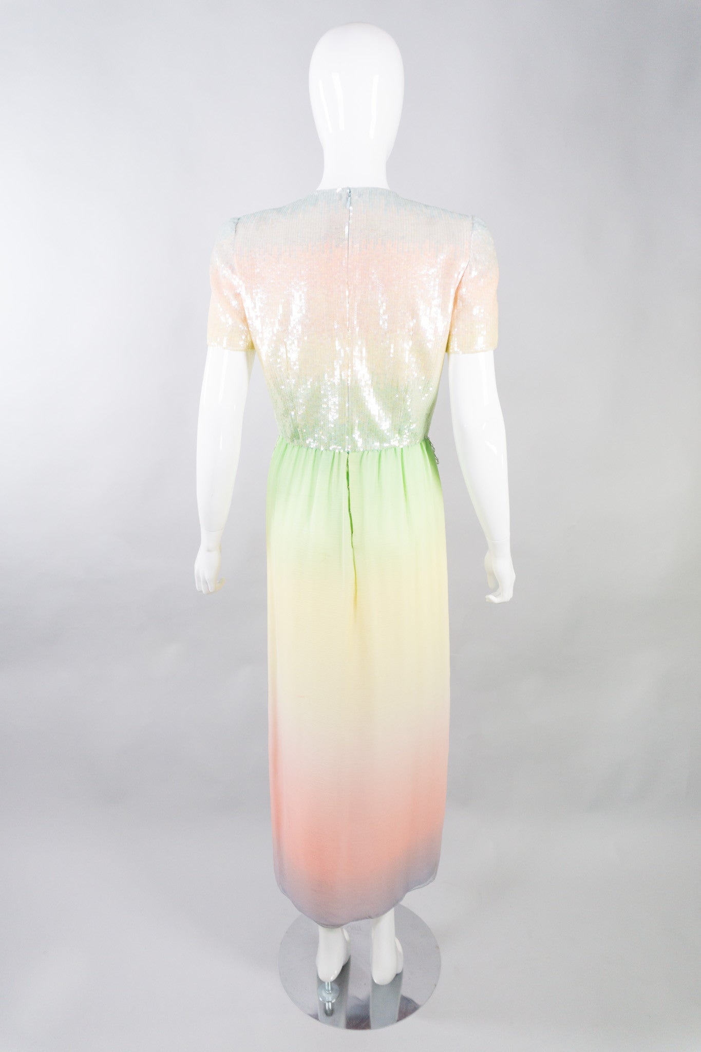 Bill Blass Rainbow Sherbet Unicorn Dress