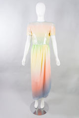 Bill Blass Rainbow Sherbet Unicorn Dress