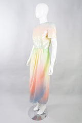 Bill Blass Rainbow Sherbet Unicorn Dress