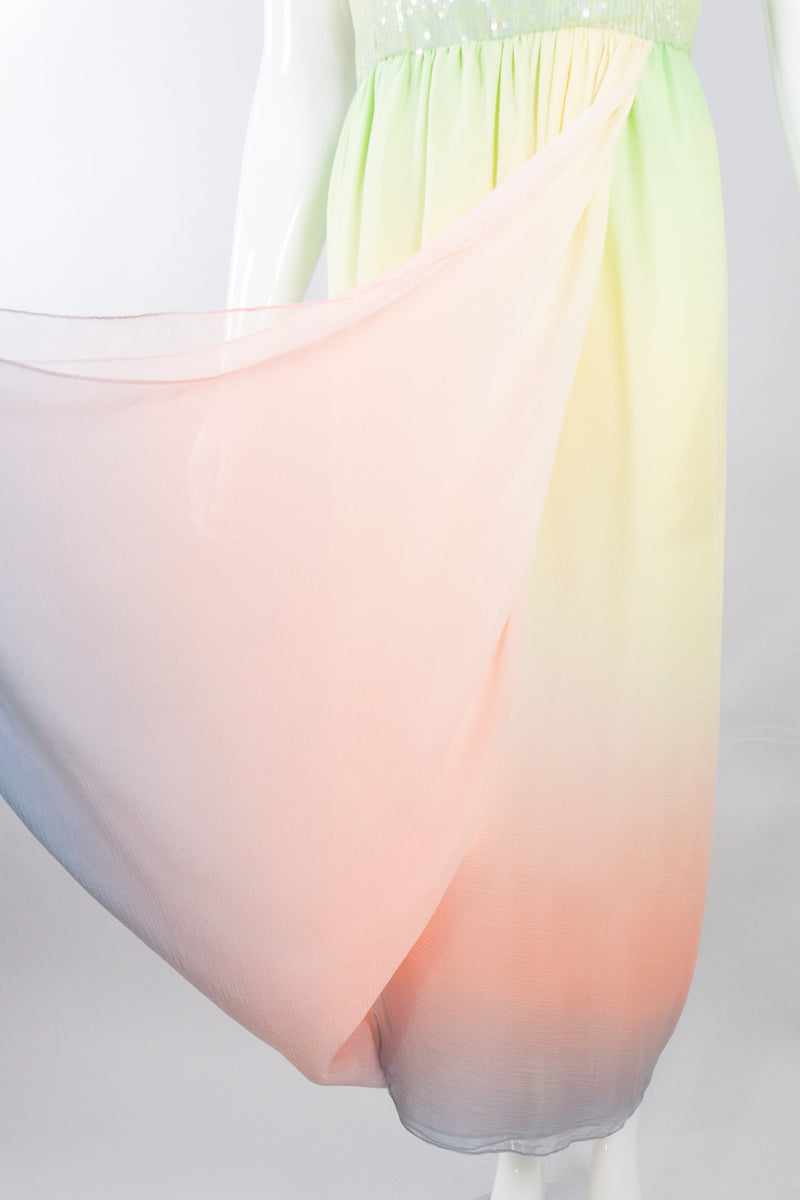 Bill Blass Rainbow Sherbet Unicorn Dress