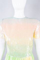 Bill Blass Rainbow Sherbet Unicorn Dress