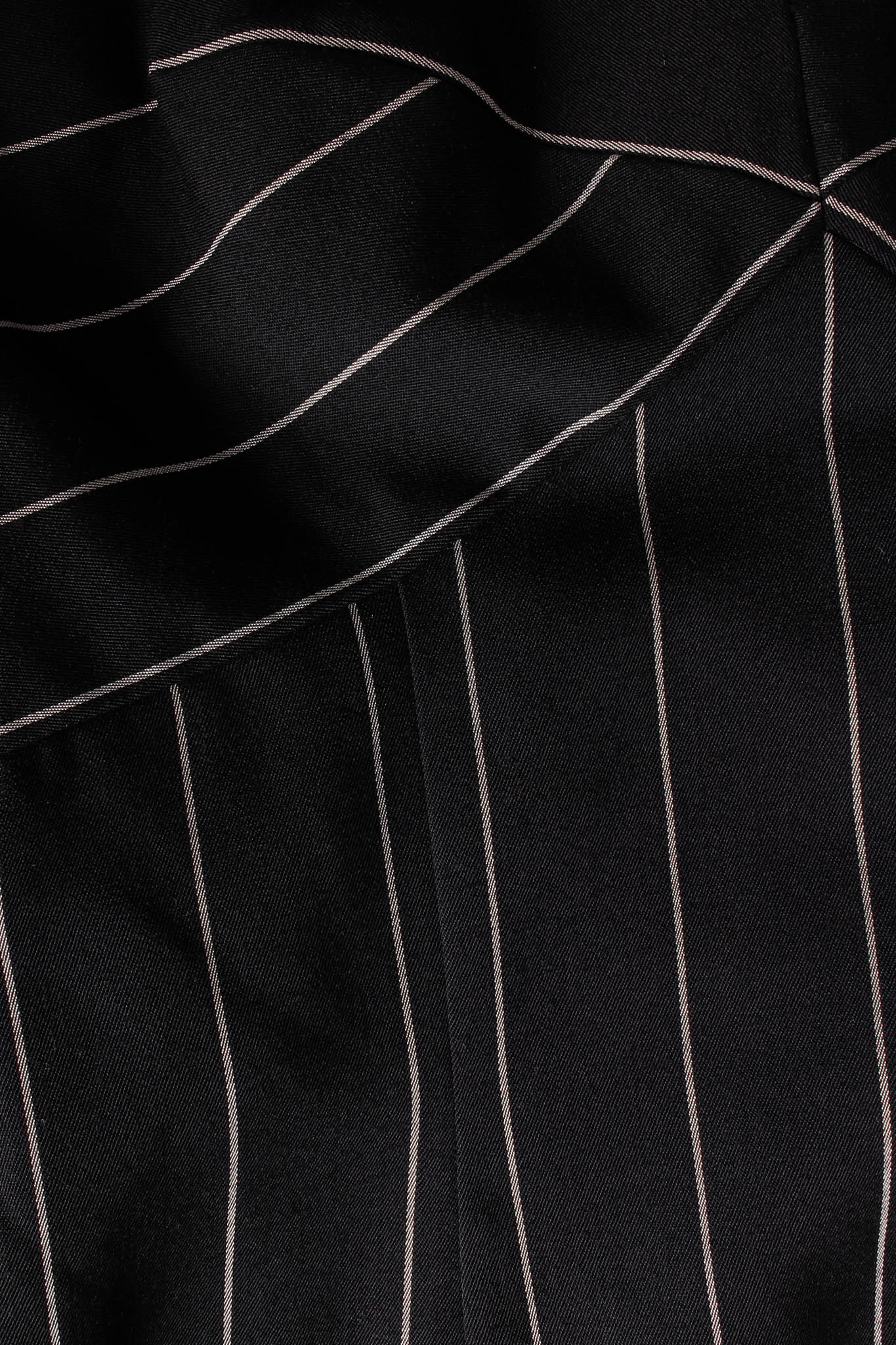 Vintage Bill Blass Contrast Stripe Jacket & Dress Set dress bodice close  @ Recess LA