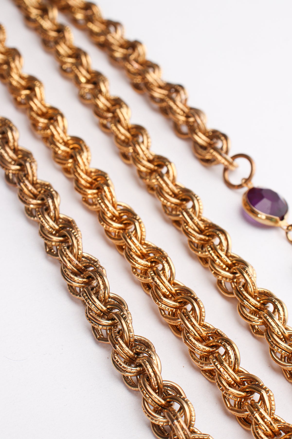 Vintage Bill Blass Rainbow Glass Chain Belt – Recess