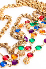 Vintage Bill Blass Rainbow Glass Chain Belt at Recess Los Angeles