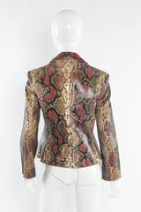 Vintage Bill Blass Ombré Snakeskin Blazer mannequin back @ Recess Los Angeles