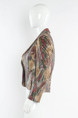 Vintage Bill Blass Ombré Snakeskin Blazer mannequin side @ Recess Los Angeles