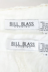 Vintage Bill Blass Lace Tuxedo Vest Suit Bridal Labels at Recess LA