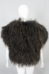 Bill Tice Vintage Chubby Ostrich Feather Jacket